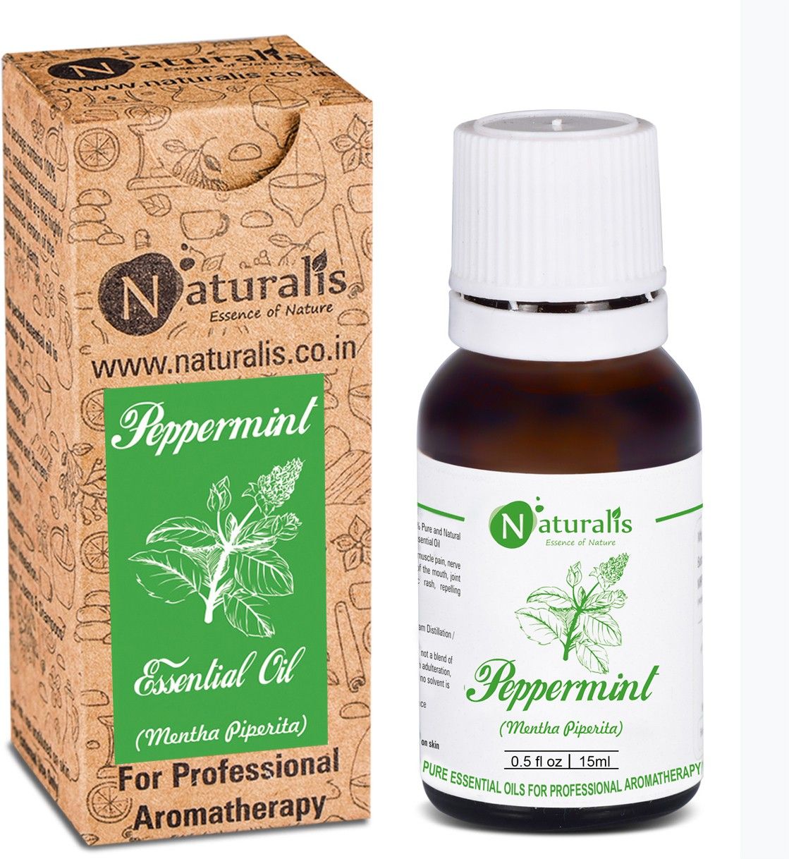 naturalis Peppermint Essential Oil 100% Undiluted Pure and Natural Therapeutic grade for Hair Growth, Skin, Face, Cold, Congestion, Pain & Diffuser-picture-43