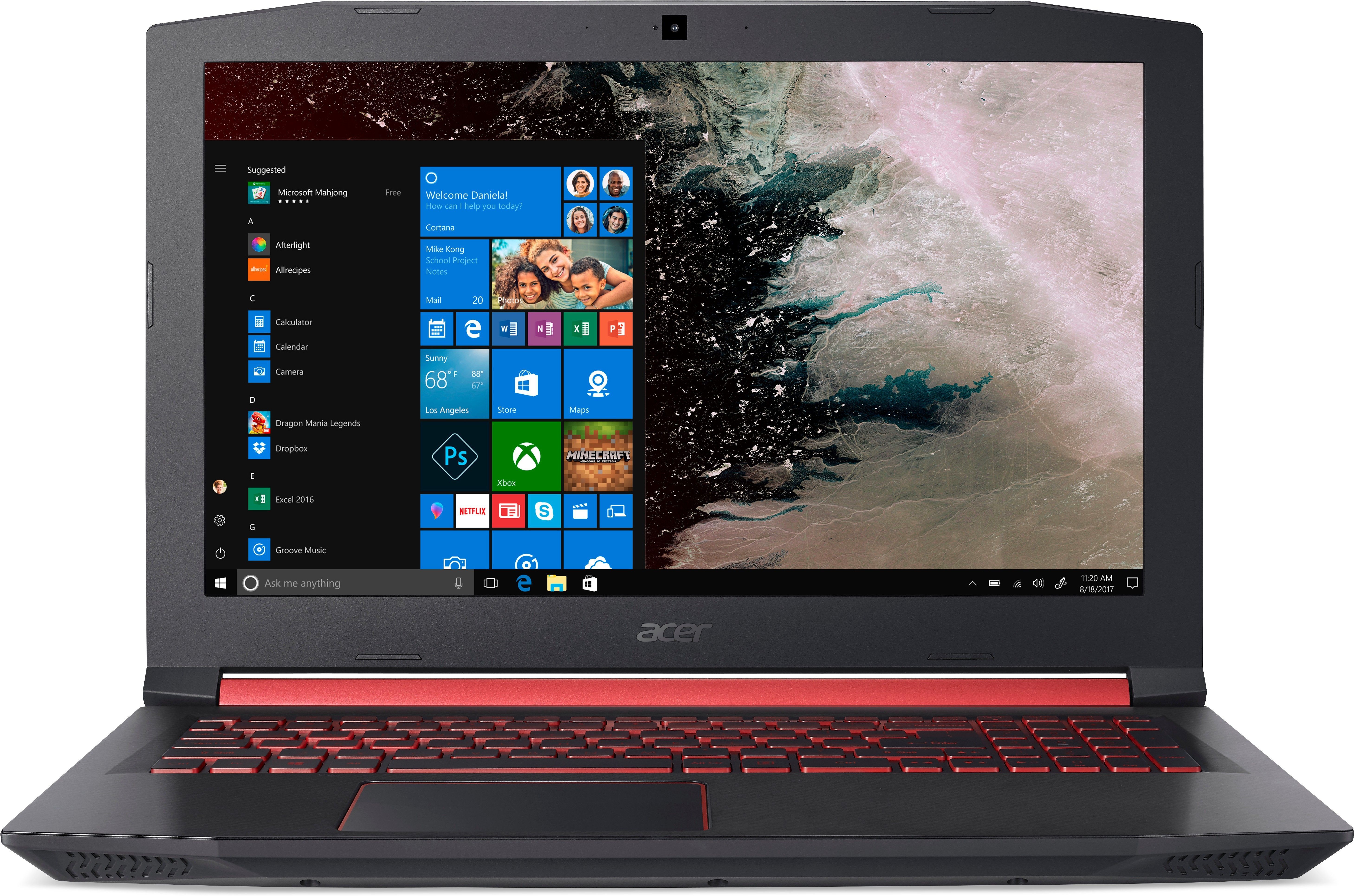 Acer Nitro 5 Intel Core i5 8th Gen 8300H - (8 GB/1 TB HDD/Windows 10 Home/4 GB Graphics/NVIDIA GeForce GTX 1050 Ti) AN515-52 Gaming Laptop-image-2