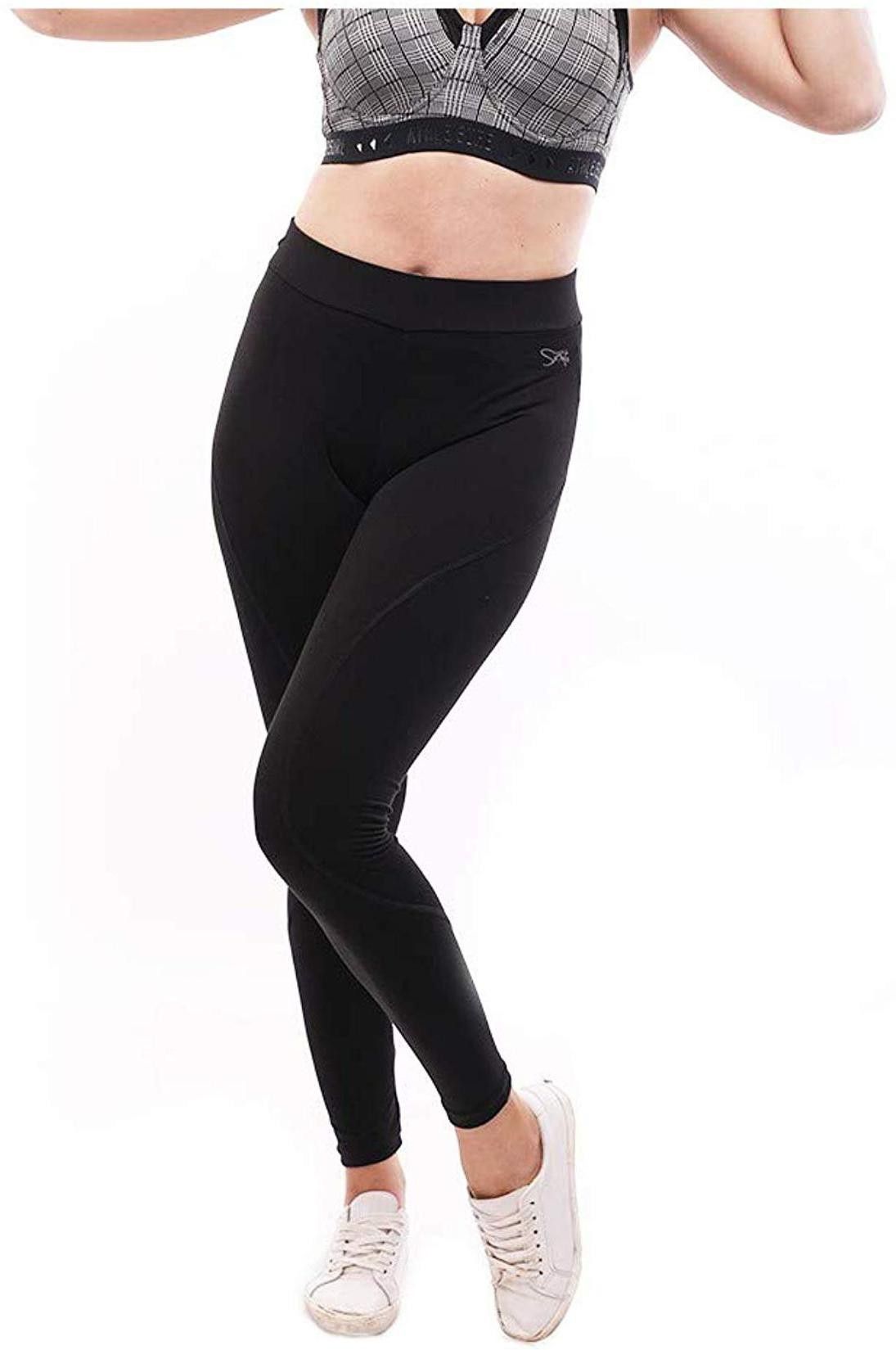 lovable Women Colorblock Black Track Pants-picture-26