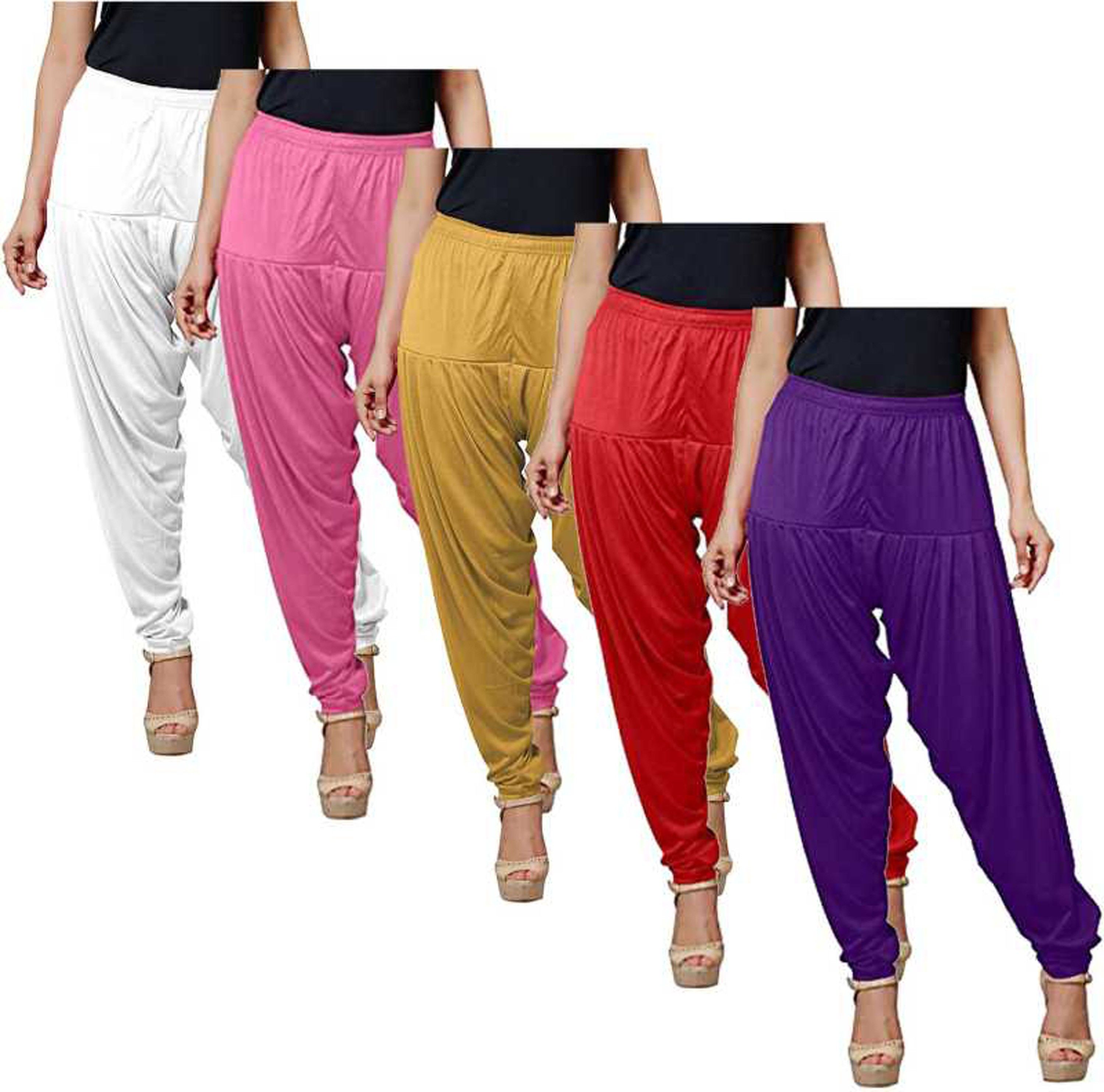 ikhlas Viscose Rayon Solid Patiala-picture-19