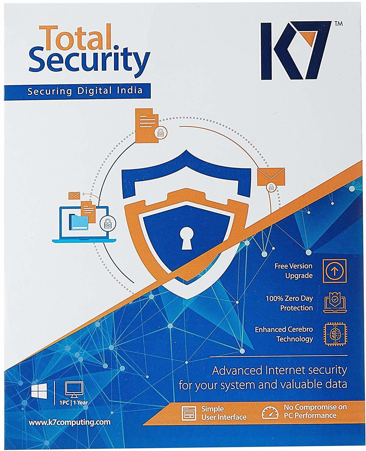 K7 Total Security 1 User 1 Year image 1