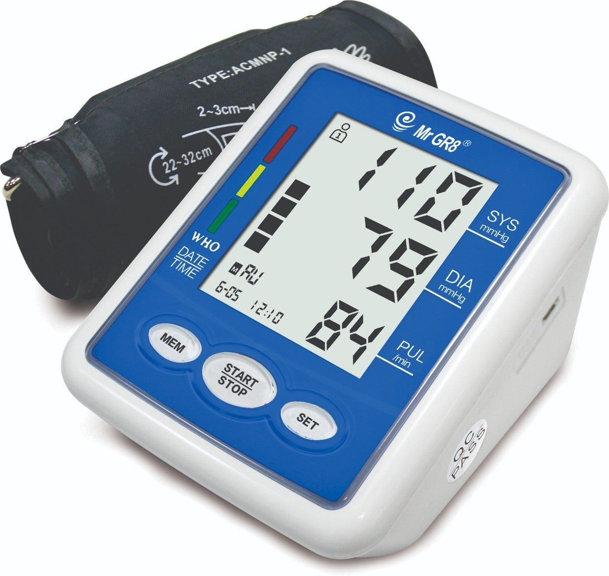 MR GR8 BP-02 Automatic Upper Arm Blood Pressure Monitor BP-02 Bp Monitor-image-20