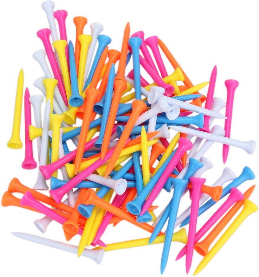 Portable 69mm Golf Tees - 100Pcs/Set Golf Tees