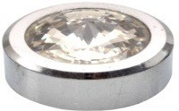 aum shivam CRYSTAL DABBI 1.1/4" (31 MM) (PACK OF 10 )(HY) 3.1 cm Shelf Bracket image 1