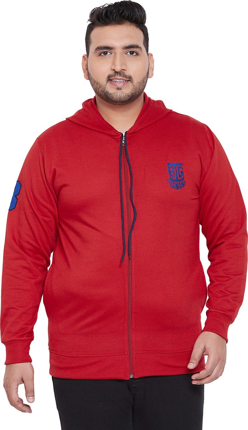 bigbanana Men Full Sleeve Solid Hooded Sweatshirt-picture-23