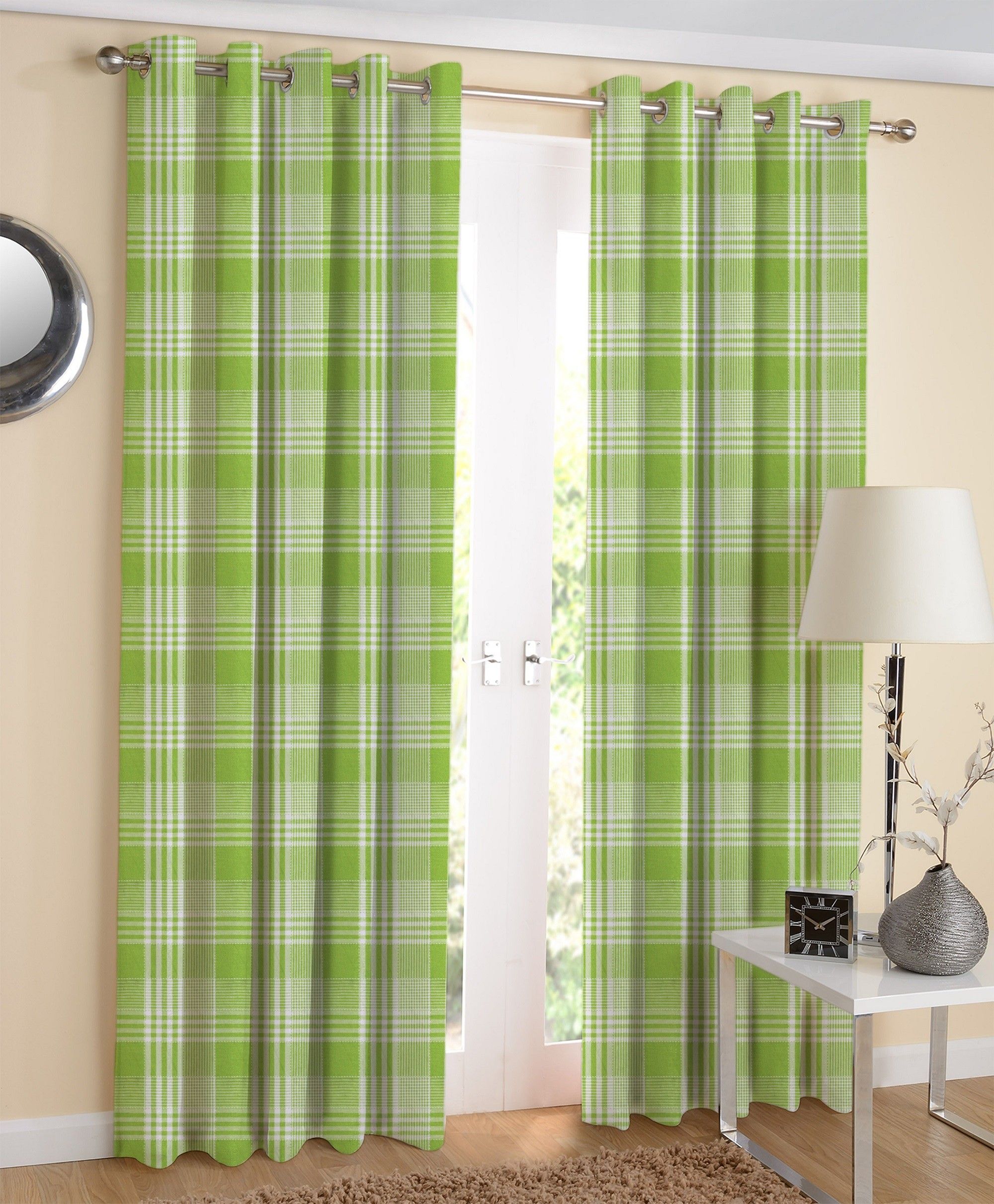 airwill 153 cm (5 ft) Cotton Window Curtain (Pack Of 2)-picture-22
