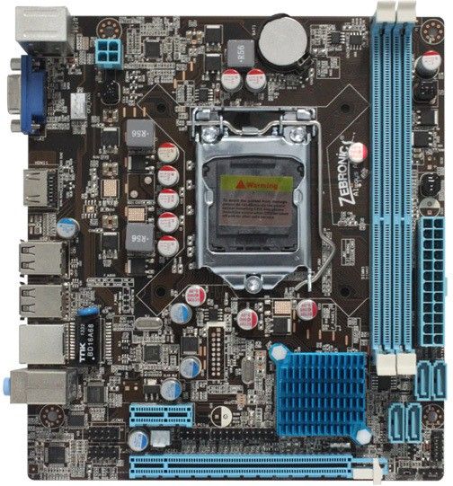 ZEBRONICS H61 Supported Socket 1155 RAM DDR3 LGA 1155Socket Micro-ATX Intel H61 Chipset DDR3 Motherboard for Desktop-image-7
