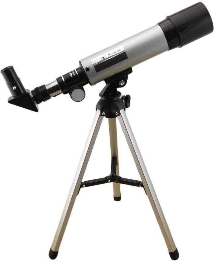 AADCART 18x - 90X Astronomical Land & Sky Telescope Optical Glass Metal Tube Refractor (90X Power) With TRIPOD & 2 EYEPIECES Reflecting Telescope-image-38