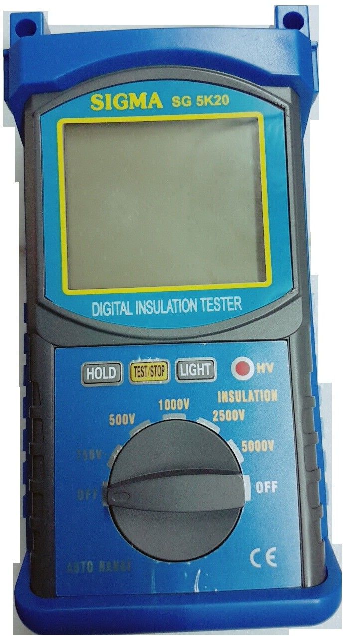 sigma SG 5K20 Digital Insulation Tester 5KV 200GOhm Digital Voltage Tester-picture-9