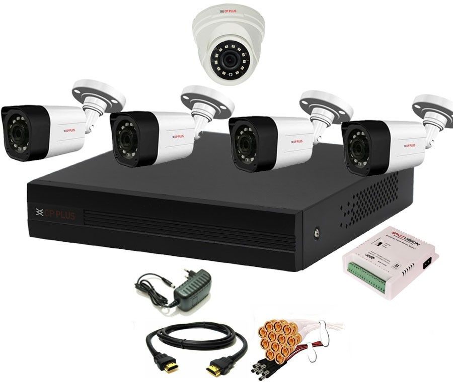 CP PLUS 8 Channal HD DVR 1080p 1Pcs,Outdoor Camera 2.4 MP 4Pcs,Indoor Camera 2.4 MP 1Pcs,combo set Security Camera-picture-21