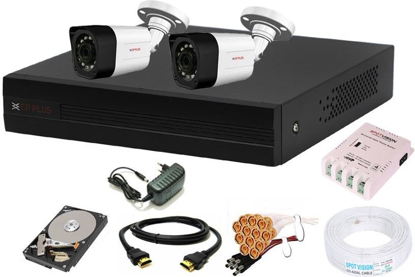 CP PLUS 4 Channal HD DVR 1080p 1Pcs,Outdoor Camera 2.4 MP 2Pcs,500 GB Hard Disk,Full combo set Security Camera-picture-18