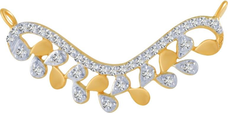 PC Chandra Jewellers DIAMOND TANMANIA 14kt Yellow Gold Pendant-image-37