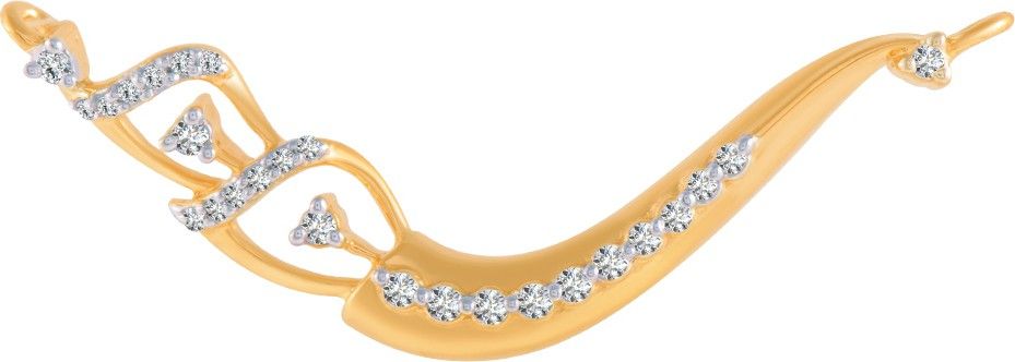 PC Chandra Jewellers DIAMOND TANMANIA 14kt Yellow Gold Pendant-picture-12