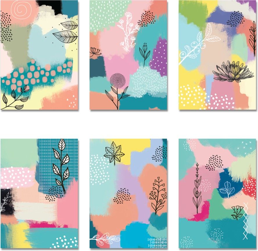 Floral Fuse Note Cards Greeting Card