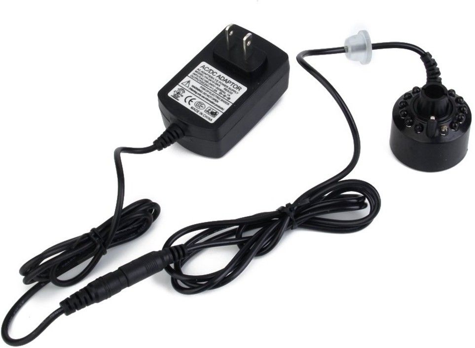 12 LED Black Mist Maker Fog Machine Fog Smoke Machine-image-20
