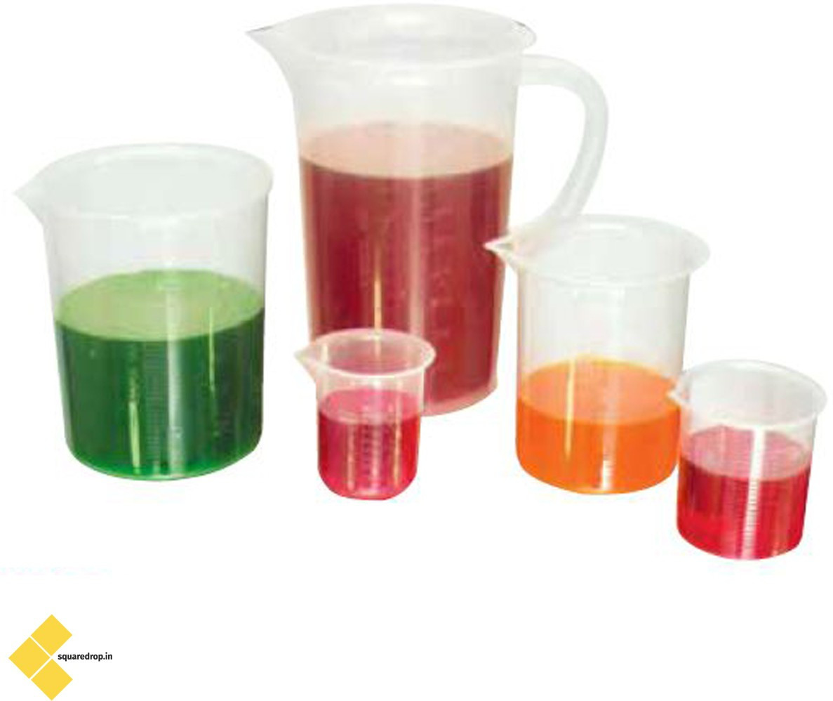 square drop Jug & Beaker - Measurement - Mathematics - Geometry Brain Boosting Mathematical Activities for Age 5+ Years Old Kids - Do It Yourself Mathematics Activity Kit image 1