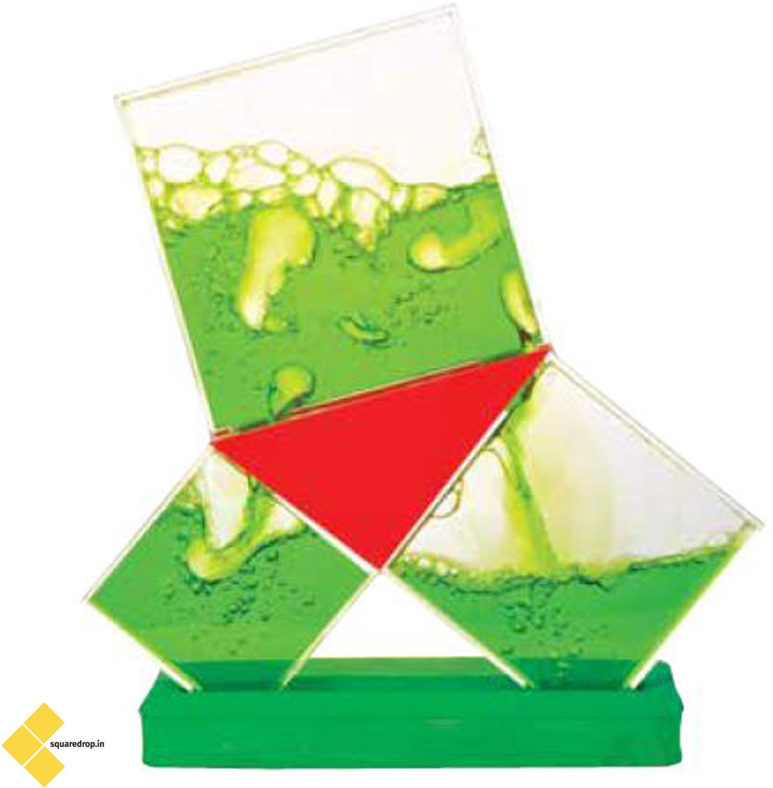square drop Working Model of Pythagoras Theorem - Mathematics - Theorams - Geometry Brain Boosting Mathematical Activities for Age 5+ Years Old Kids - Do It Yourself Mathematics Activity Kit image 1