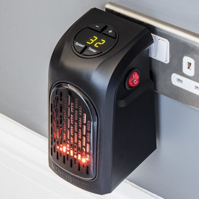 Wall-Outlet Fan Room Heater Plastic and Metal Wall-Outlet Fan Room Heater-image-36