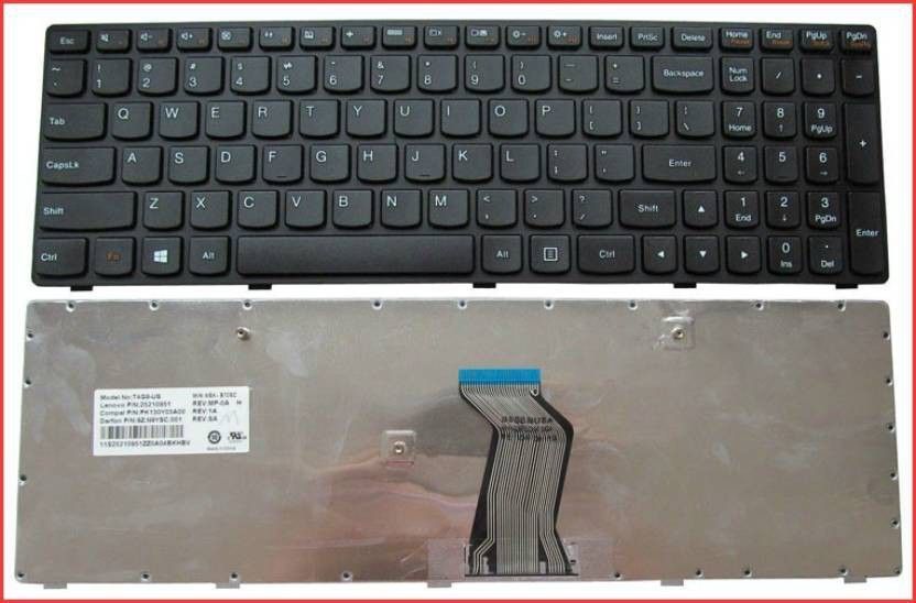 Lapstar Laptop Keyboard Compatible For Lenovo G500, G505 G510 G700 G710 P/N. 25210891 MP-12P83US-6861 Laptop Keyboard Replacement Key-image-27
