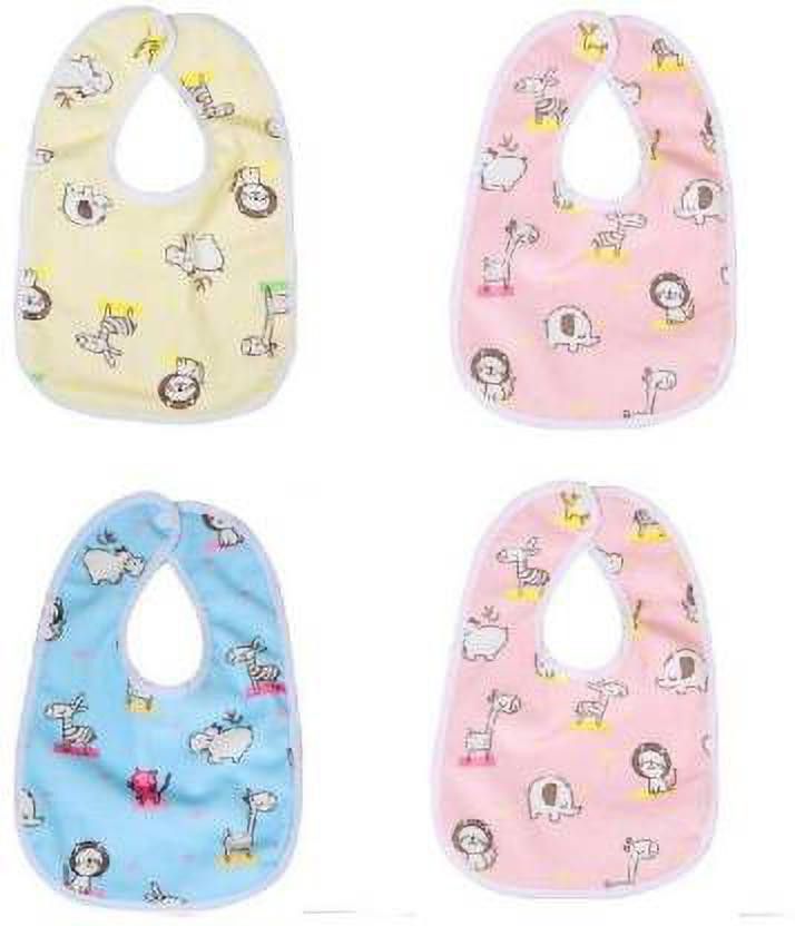 Kids Bib for Infants Daily Use Super Soft Cotton Fast-Dry Printed Bibs (Multicolor)-image-44
