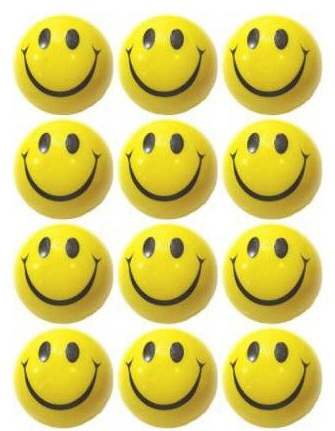 Soft Smiley Face Squeeze Stress Ball - 8 cm-image-20