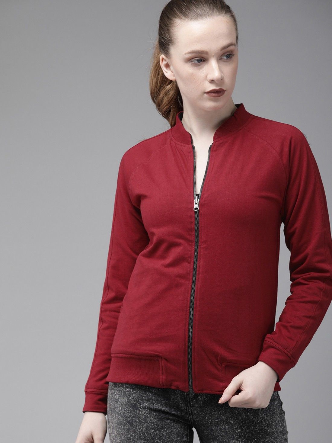 roadster Women Full Sleeve Printed Reversible Sweatshirt-picture-37