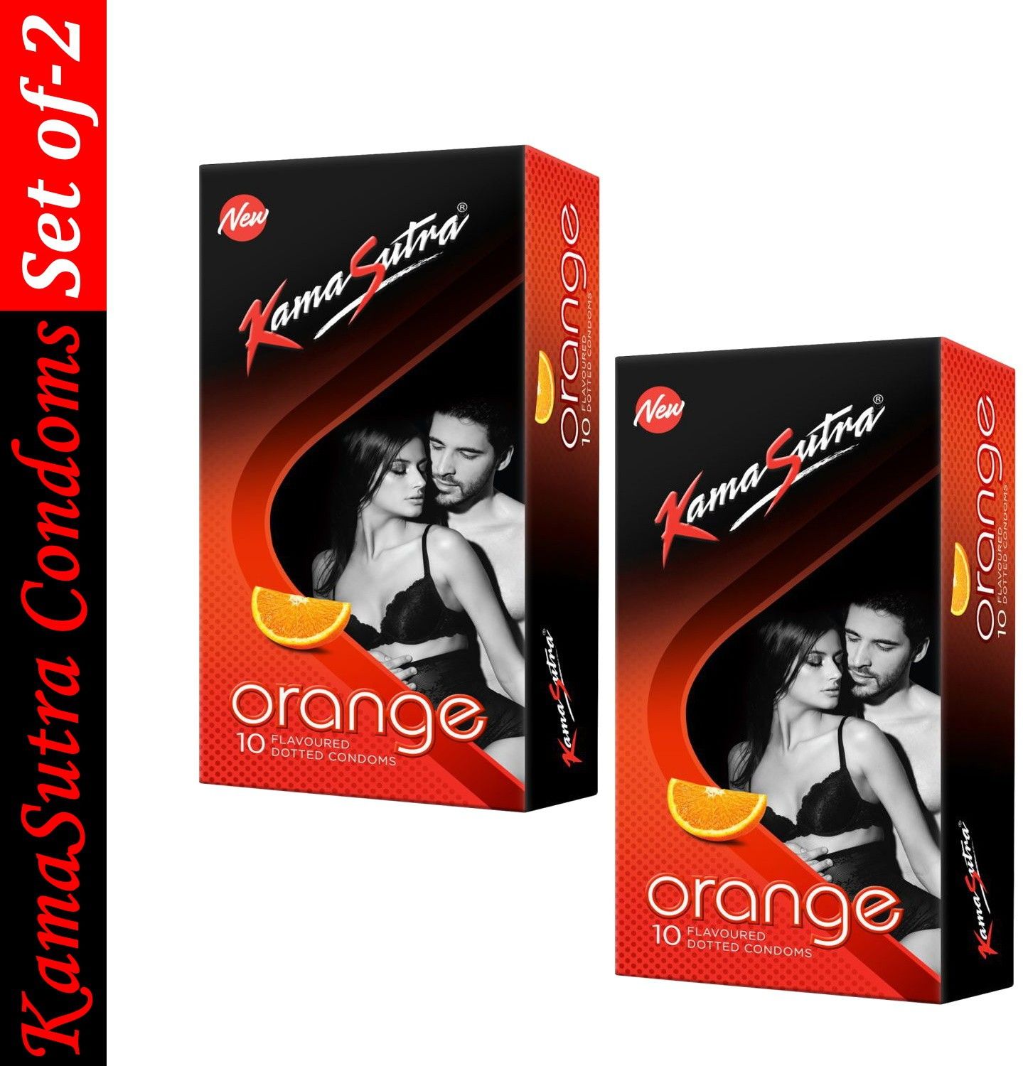 kamasutra Orange Flavoured Dotted Condom-picture-15