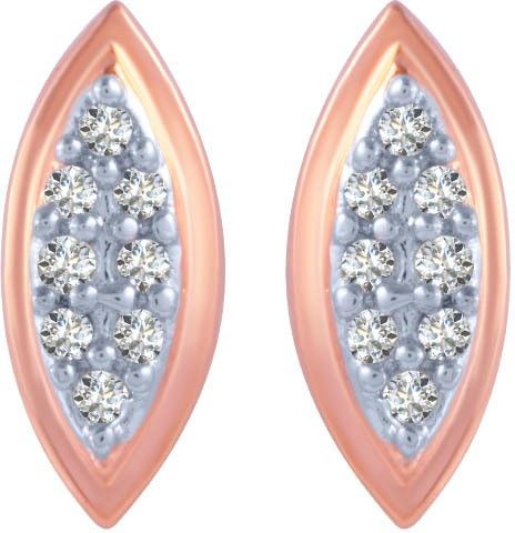 PC Chandra Jewellers Rose Gold 14kt Stud Earring-image-13