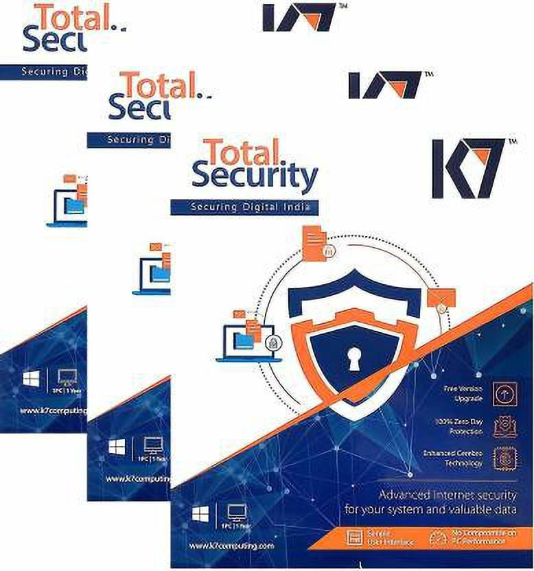 K7 Total Security 1 User 3 Years (Renewal) image 1