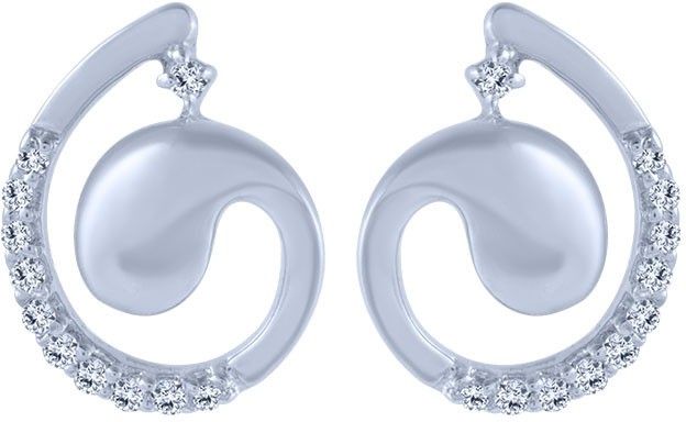 PC Chandra Jewellers White Gold 14kt Stud Earring-image-26