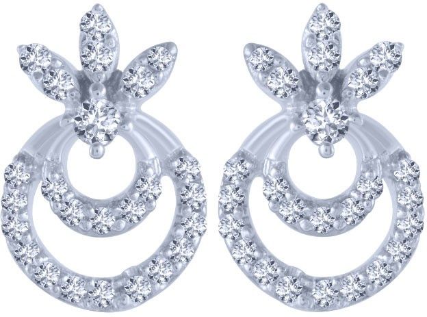 PC Chandra Jewellers White Gold 14kt Stud Earring-image-23