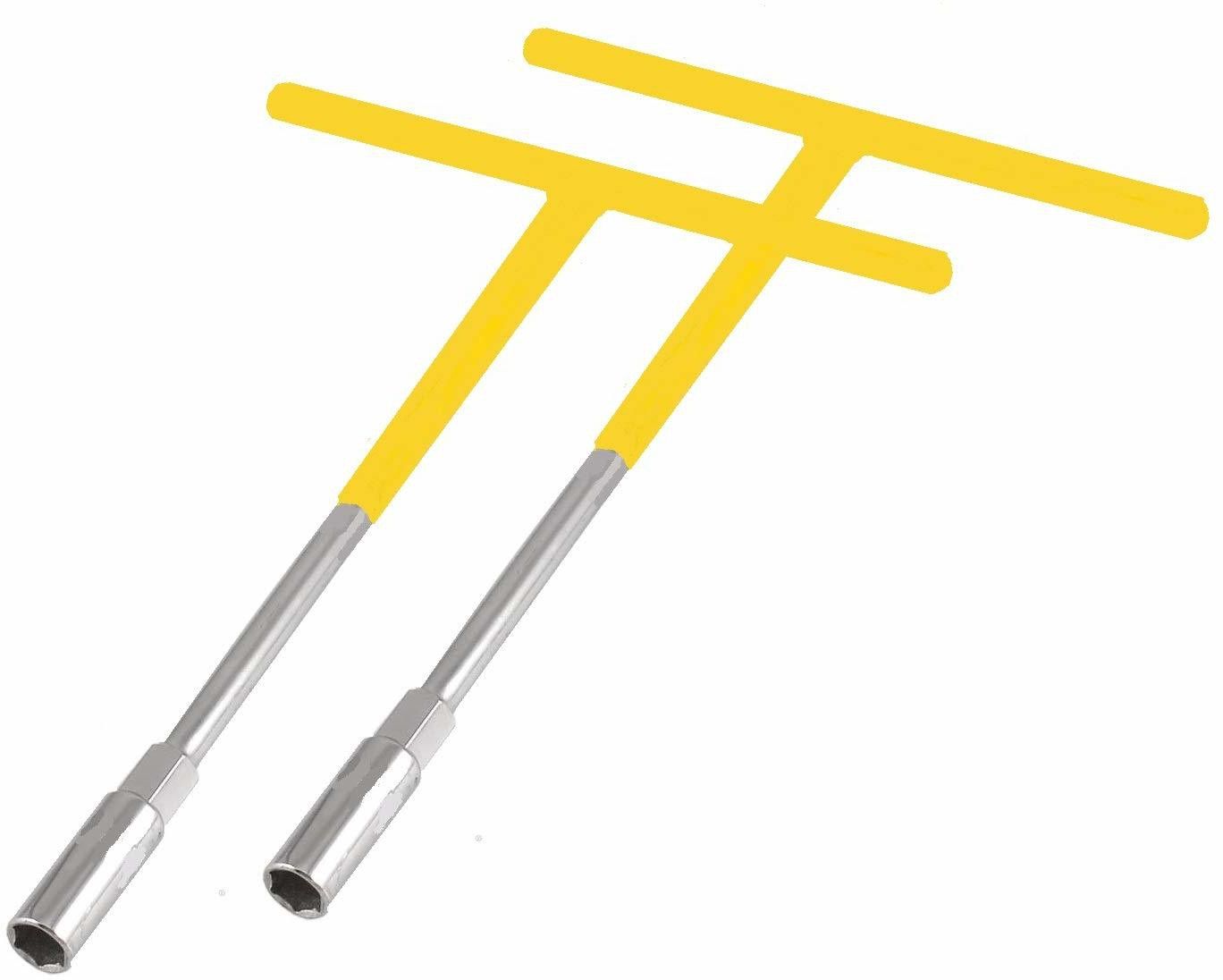 2Pcs Hex T-Socket Spanner 8mm & 10mm Set for Automobiles/Bike/Car Repair Tools Kit Socket Set-image-16