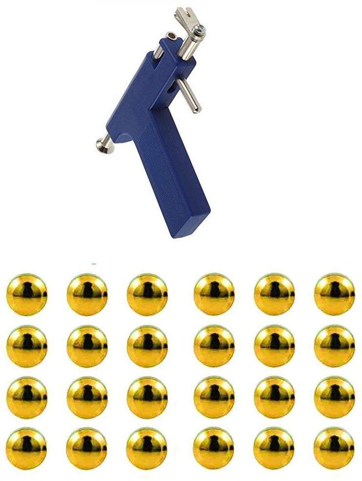 beautristro Professional Stainless Steel Nose Ear Navel Body Gun Piercing Kit with 12 Pairs or 24 Pieces of Piercing Ear Studs Permanent Tattoo Kit-picture-11