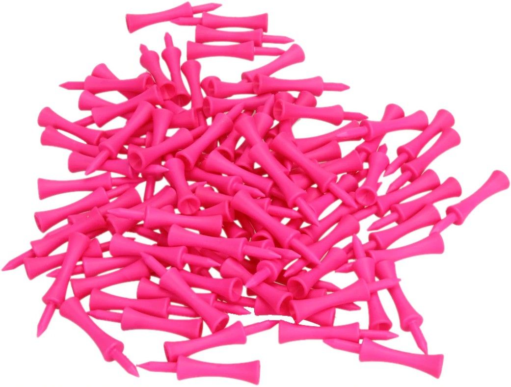 Portable 60 mm Golf Tees - Pink - 100Pcs/Set Golf Tees