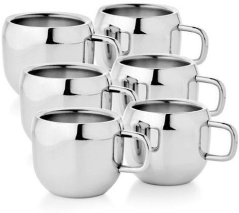 akg Pack of 6 Stainless Steel Tea & Coffee Cup-picture-12