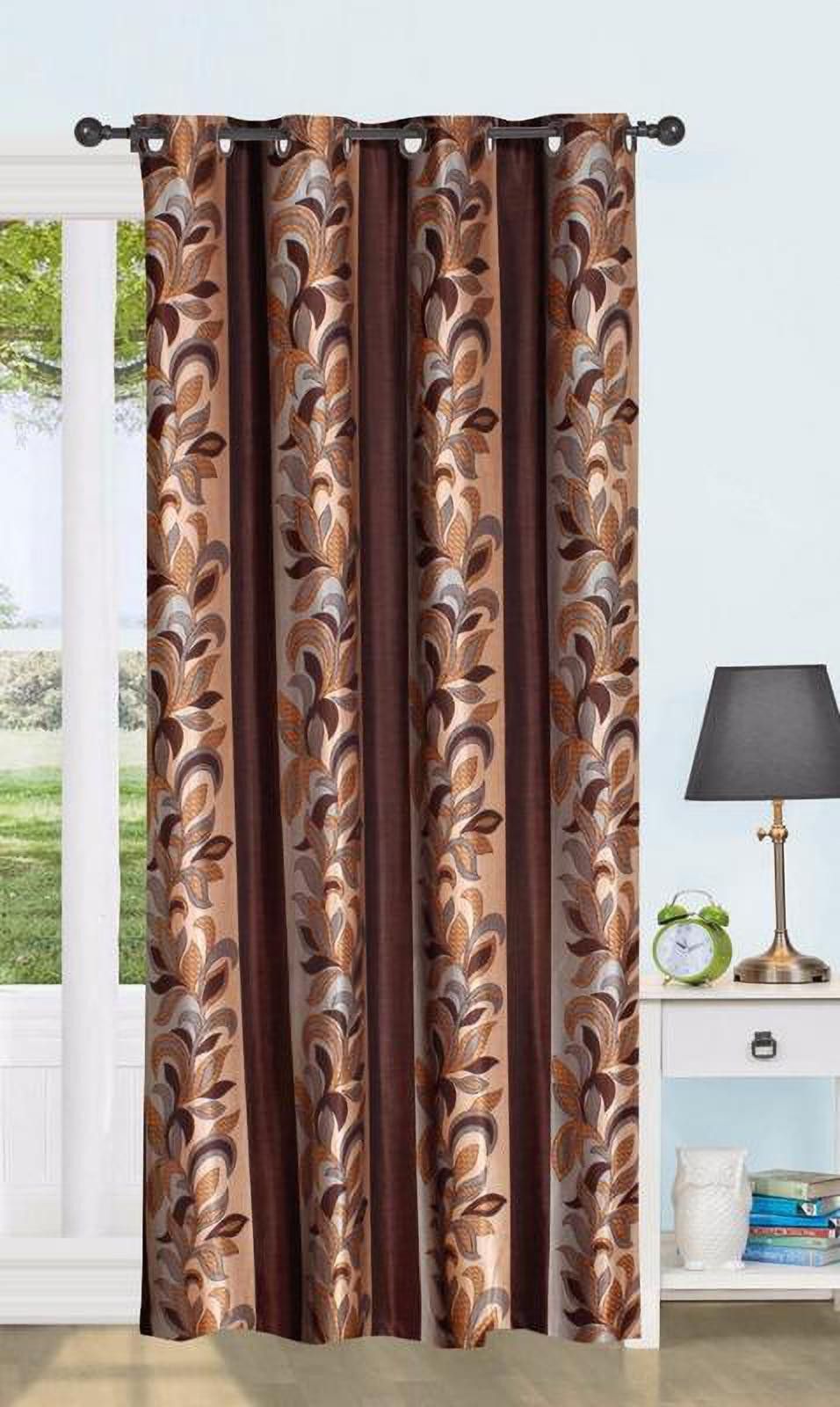 274 cm (9 ft) Long Door Polyester Curtain Single Curtain-image-26