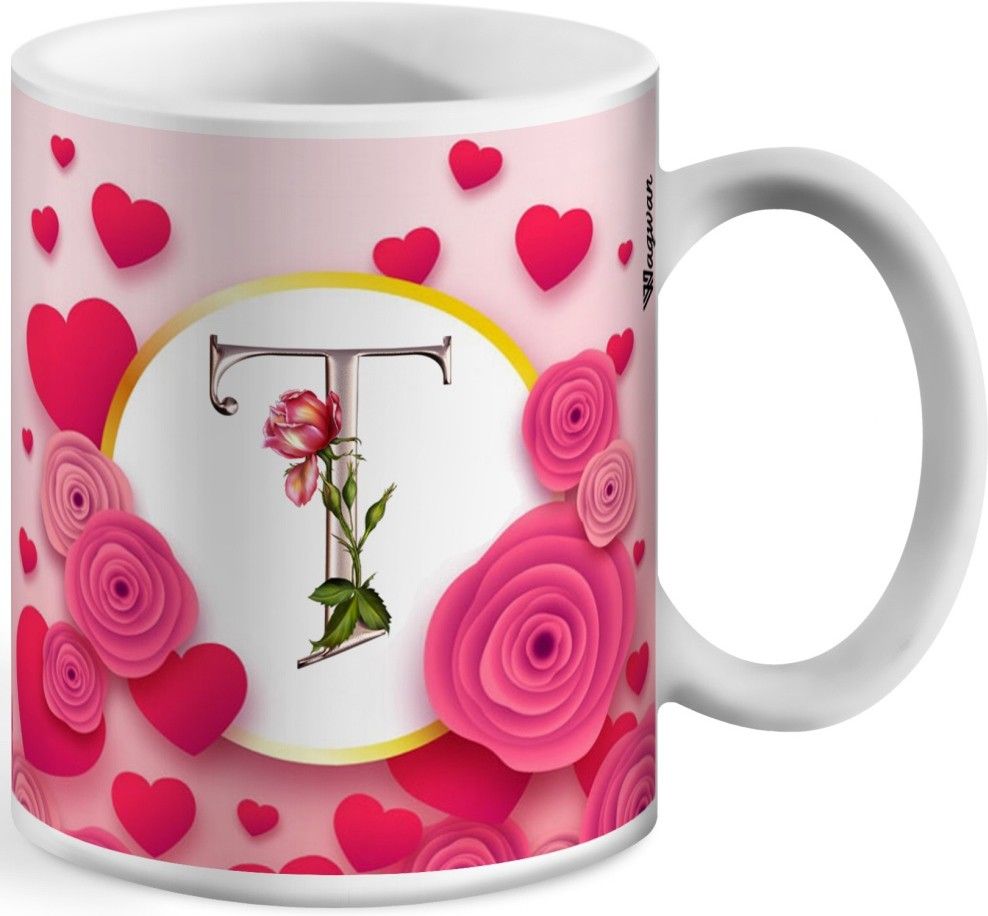 wagwan Letter T Alphabet Best Gift for Boy Friend Special Birthday Gift For Girlfriend 620 Ceramic Coffee Mug-picture-6