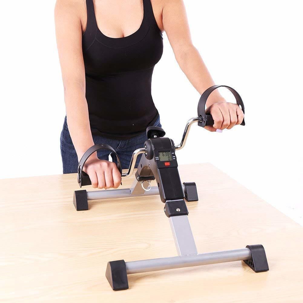 Smart Foot Pedal Exerciser Cycle for Home Gym Fitnessss Cycle Digital Foldable P Mini Pedal Exerciser Cycle-image-6