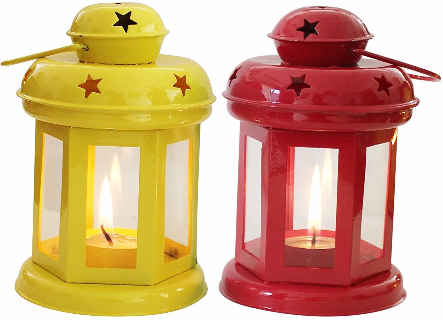 arsalan Multicolor Iron Hanging Lantern-picture-28