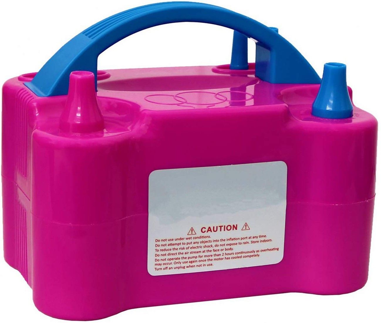 Air Balloon Pump Electric, Portable Inflator Dual Nozzle Machine J5 Balloon Pump