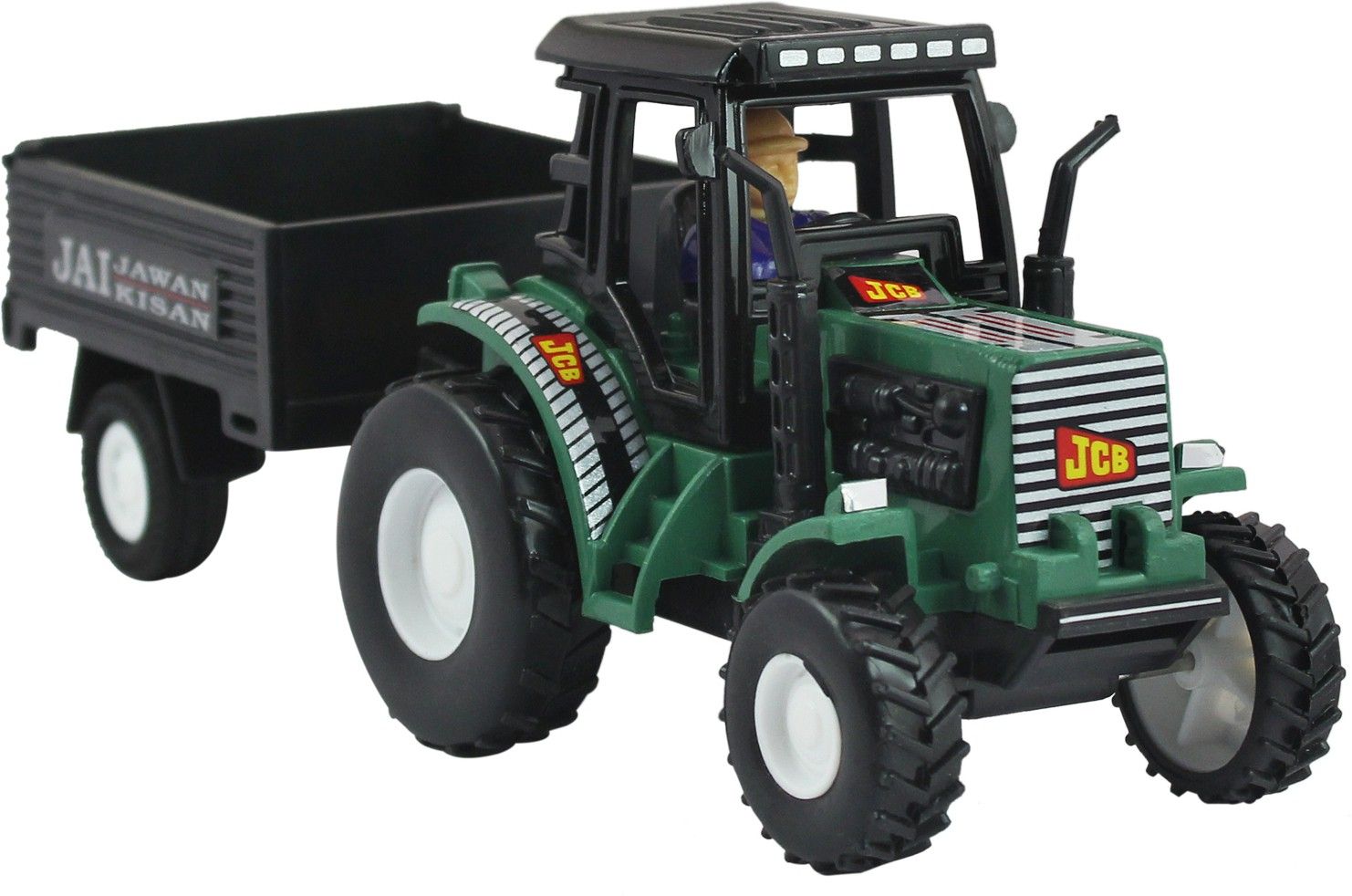 shinsei Tractor With Trolley | Opening Trolley Lock |Farm Tractor | No Remote Or Battery |Miniature Scaled Models-picture-21