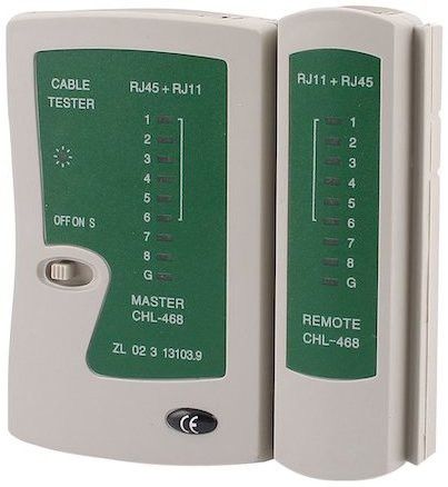 Pitambara RJ45 RJ11 Cat5e Cat6 Telephone Network LAN Cable Wire Tester Test Tool Network Interface Card