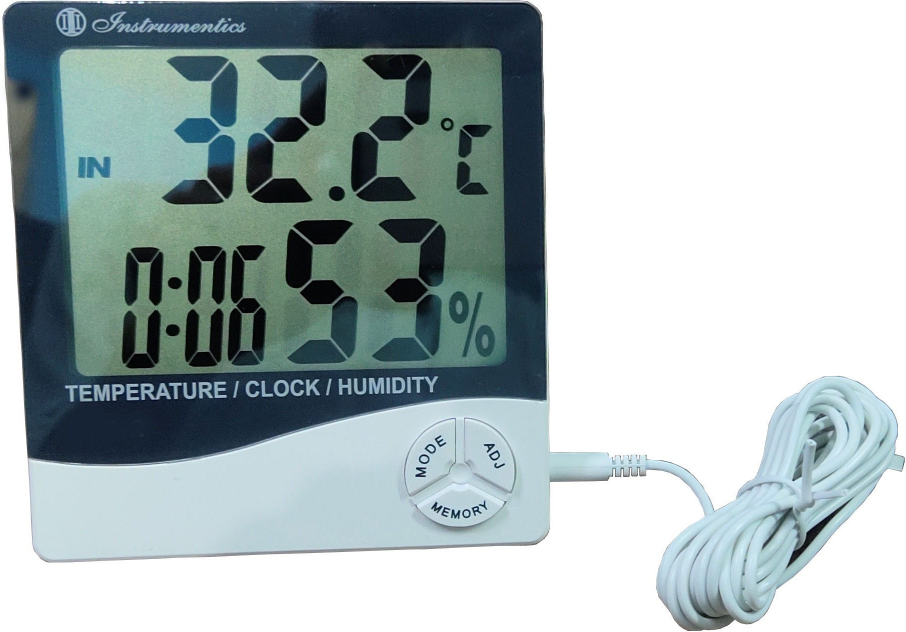 thermocare Digital White Clock image 1