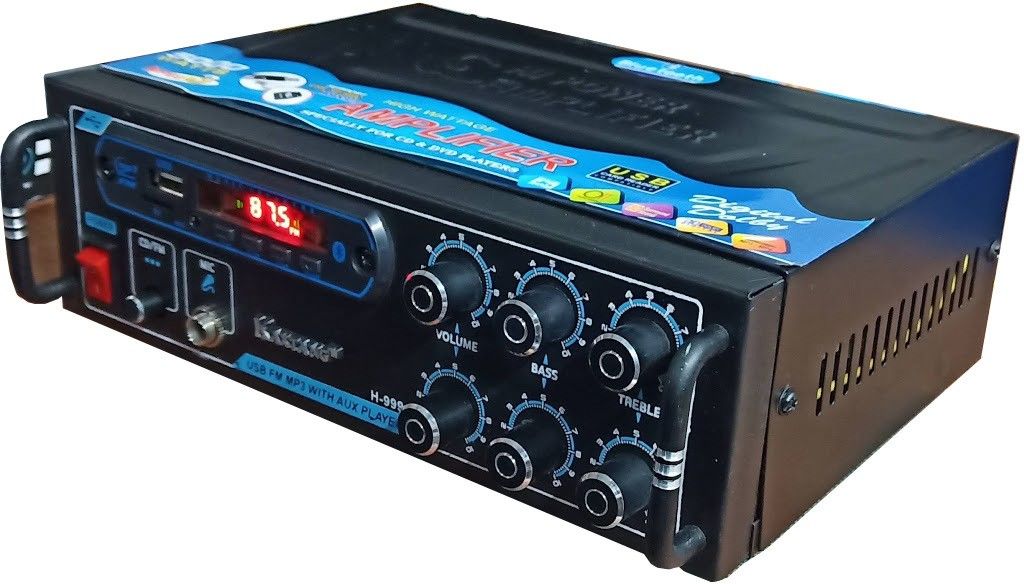 DJ remix Full Black Digital Stereo With BT/ USB/ SD-Card /FM /AUX 5000 W AV Power Amplifier-image-23
