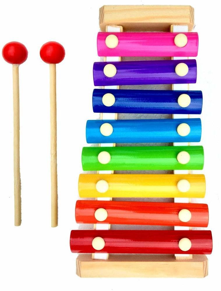 toys ka story Wooden Xylophone Musical Toy for Children with 8 Note (Big Size) - Pack of 1-picture-21