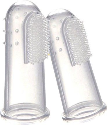 buddsbuddy BPA Free Combo of 2 Baby Soft Silicone Finger Toothbrush With case for Soft Cleaning for kids Soft Toothbrush-picture-23