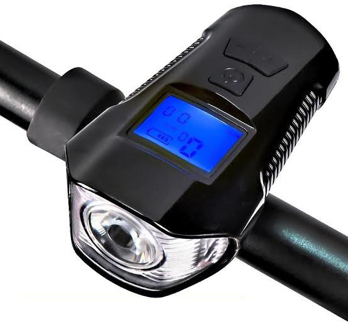 udee Bicycle Lights 3 in 1 Waterproof Front Light with Horn Cycle Computer LED Front Light-picture-27