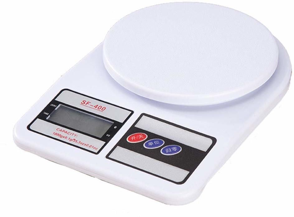 SIYA INFOTECH Electronic Digital 10 Kg Weight Scale Lcd Kitchen Weight Scale Machine Measure for measuring fruits,Spice,Food,Vegetable And More (Sf-400) Weighing Scale Weighing Scale (White) Weighing Scale-picture-10