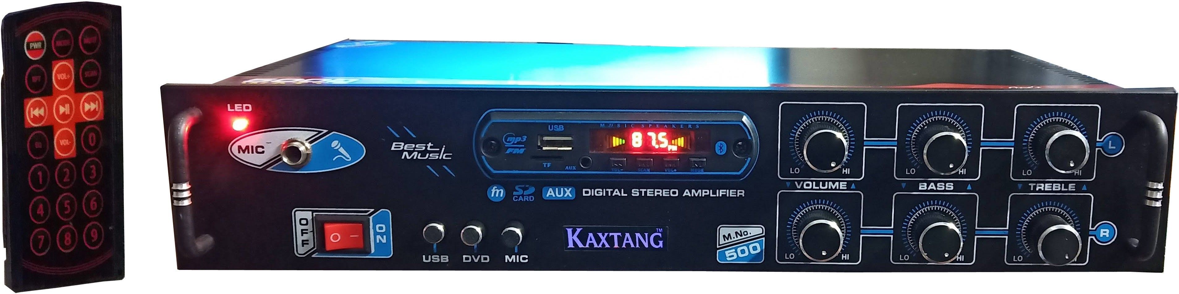 3055 DJ remix Transistor Amplifier 5000 W AV Power Amplifier (Black) Bluetooth Full Black Digital Stereo Amplifier BT/ USB 5000 W AV Power Amplifier (Black) 5000 W AV Power Amplifier-image-4