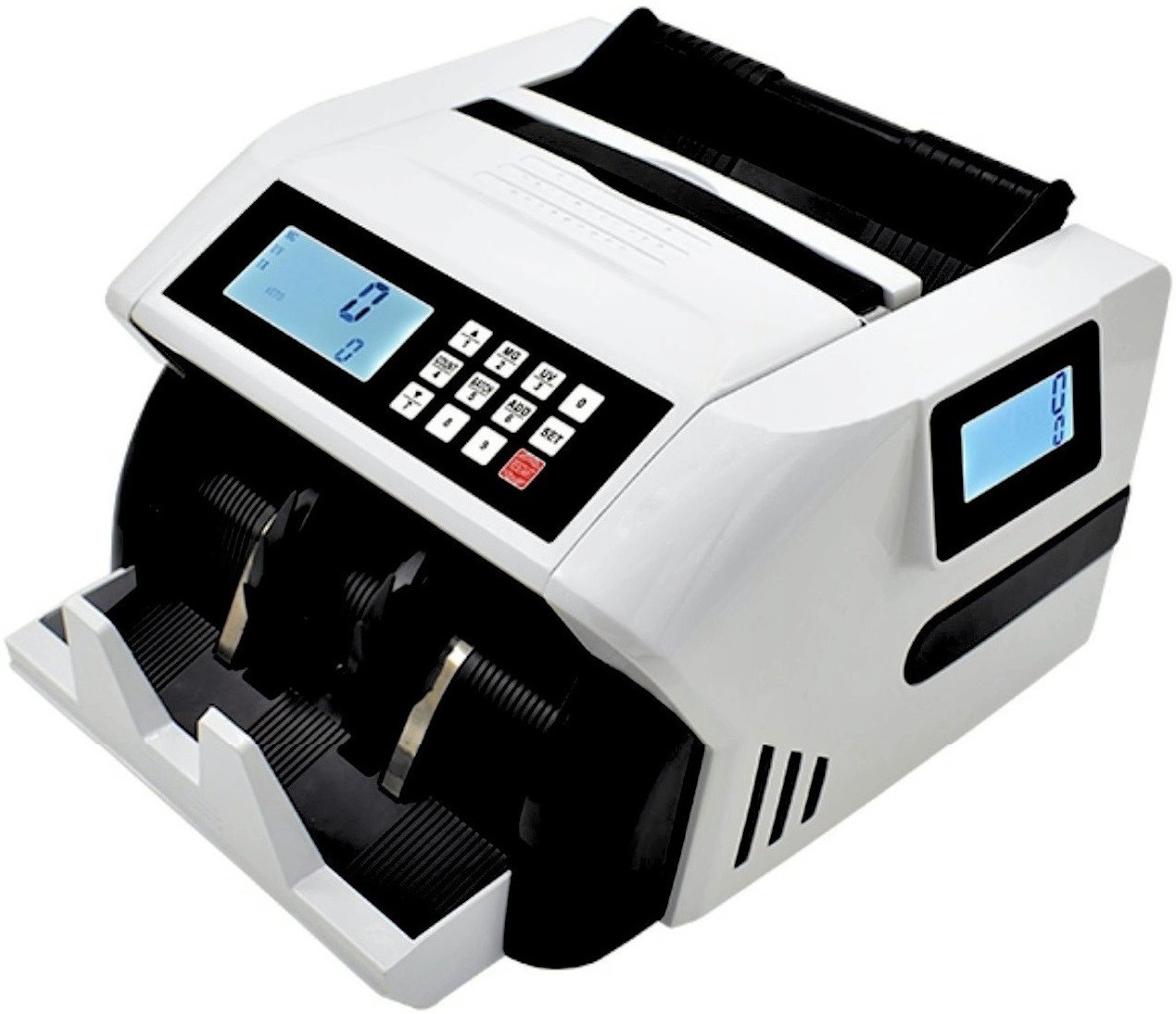 Drop2Kart HeavyDuty Dual Motor+Dual LCD Counter, UV/MG/MT/IR FakeNote Sensor Note Counting Machine image 1